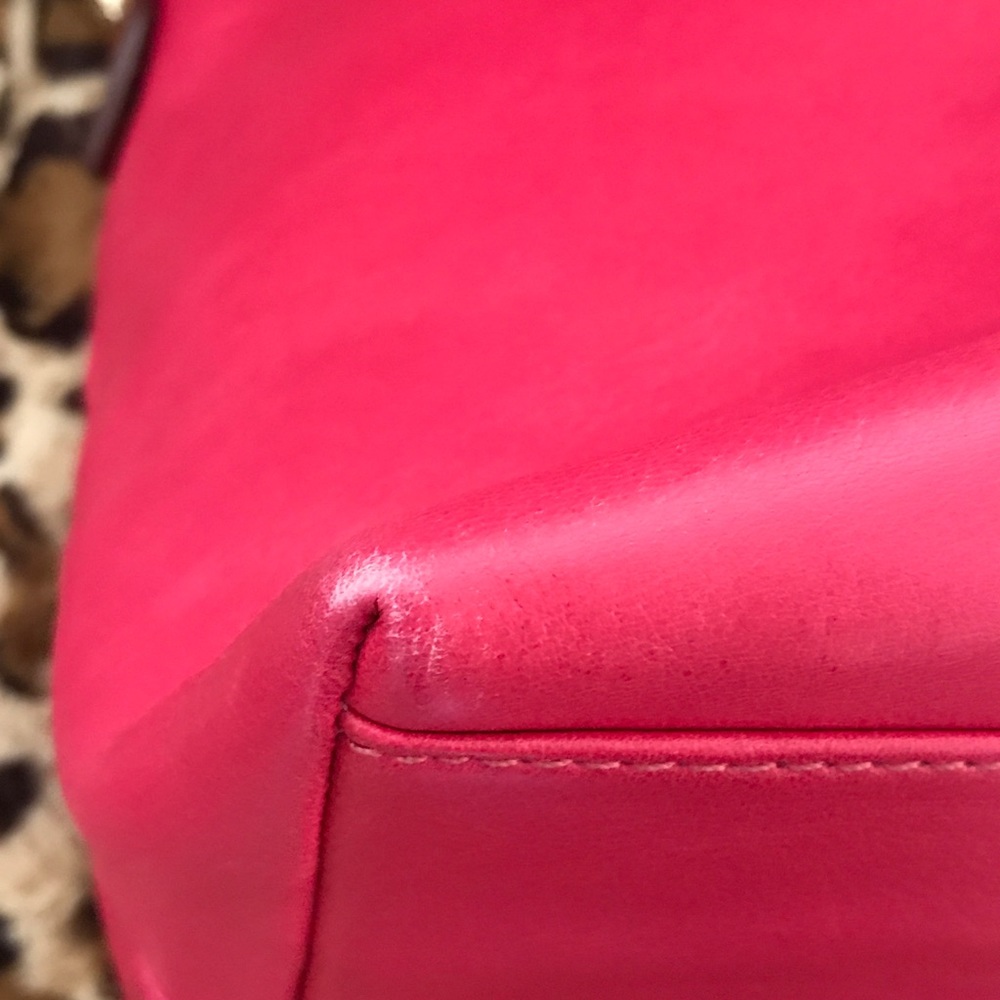 Dooney and Bourke Fuchsia Satchel - Picture 5 of 8
